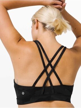 Lululemon Energy Bra in Black Camo